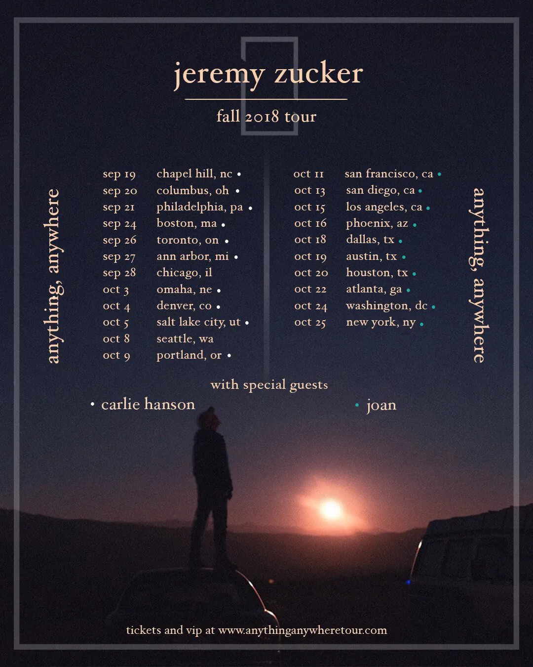 The Anything Anywhere Tour 